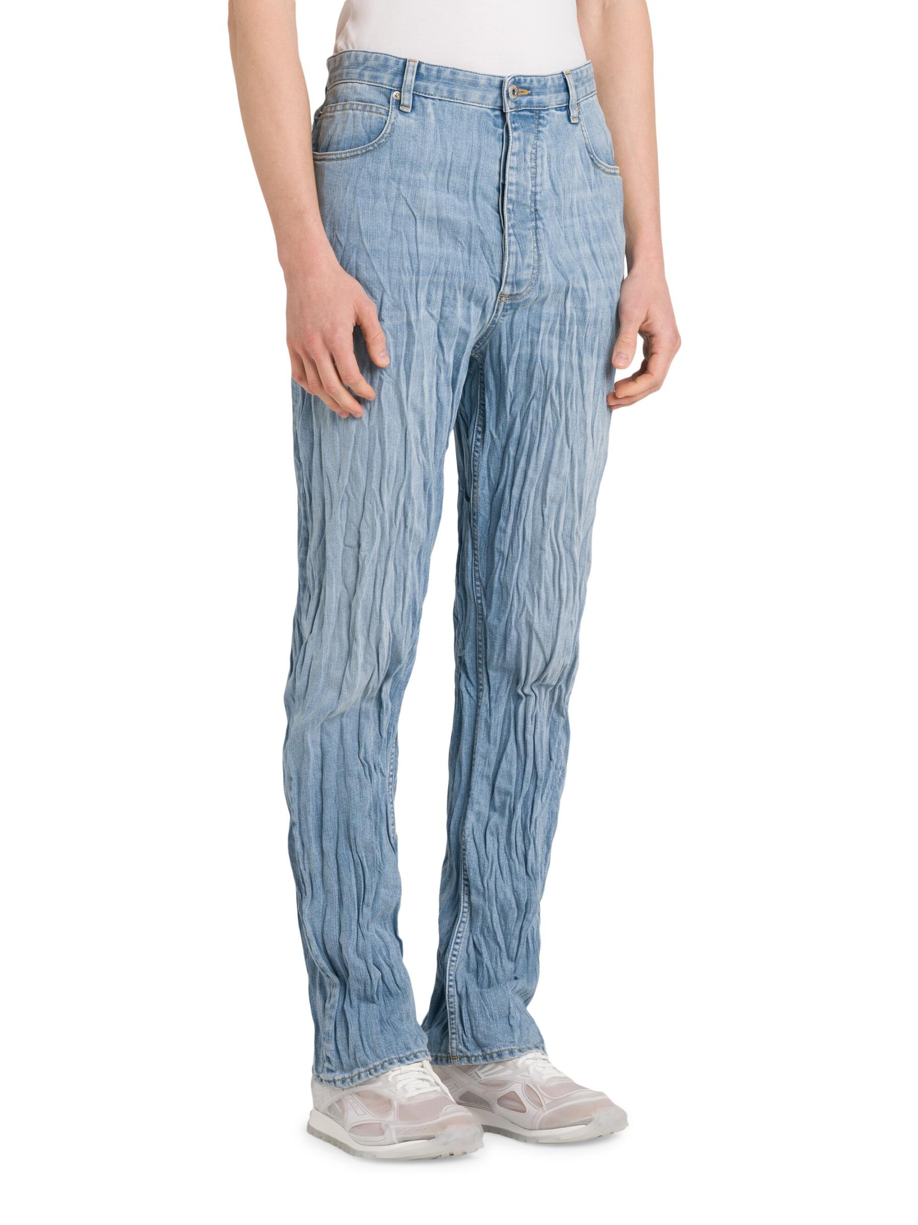 【送関込】BOTTEGA VENETA☆Intrecciato Pocket Jeans Bottega Veneta Intrecciato Suede Pocket Straight-Leg Denim