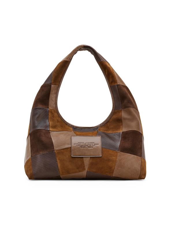 #4: حقيبة الأكياس المرقعة المصنوعة من الجلد المدبوغ - براون مالتي