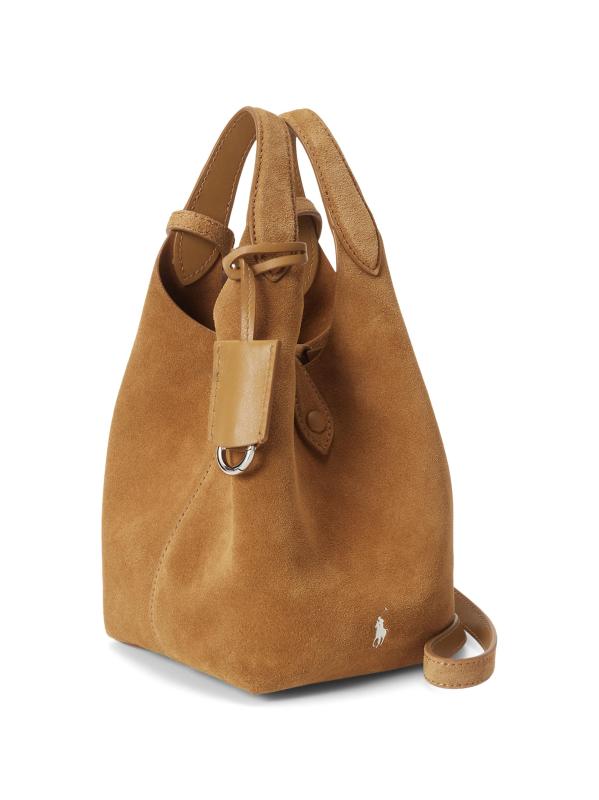 #3: حقيبة بولو بلاي الصغيرة من الجلد المدبوغ - أسمر