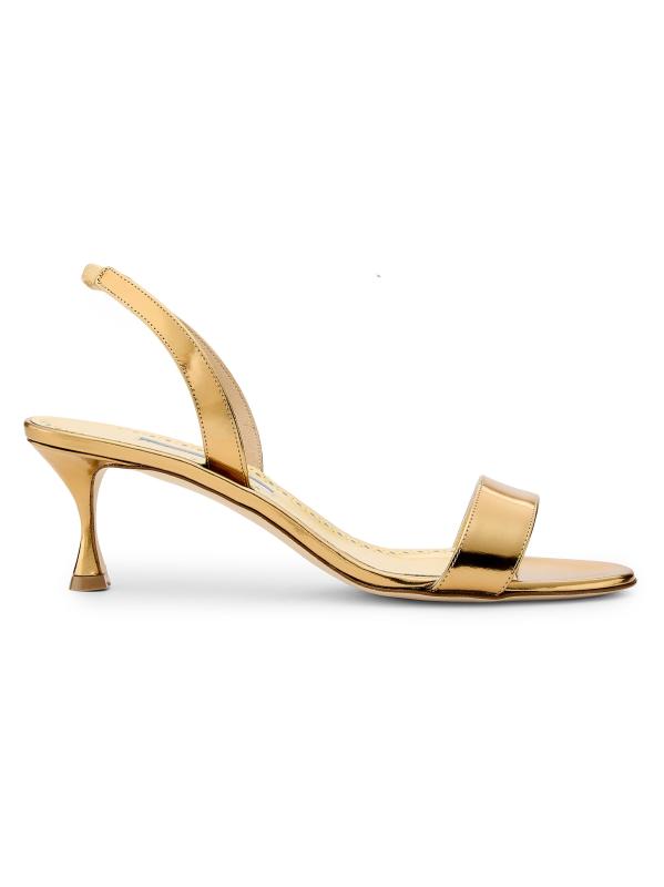 マノロブラニク39.5 サンダル Manolo Blahnik マノロ ブラニク(Manolo Blahnik) - デザイナーレディースシューズ