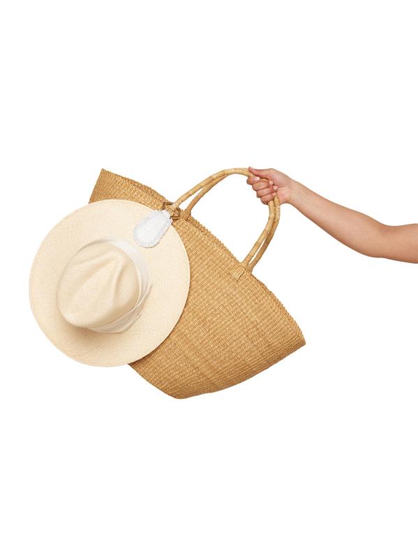 Shop TOPTOTE by Lindsay Albanese The Fray Raffia Hat Holder
