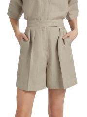 直営♪Max Mara リネン テーラード ショート DINDY MAX MARA Dindy pleated linen straight-leg shorts | NET-A-PORTER