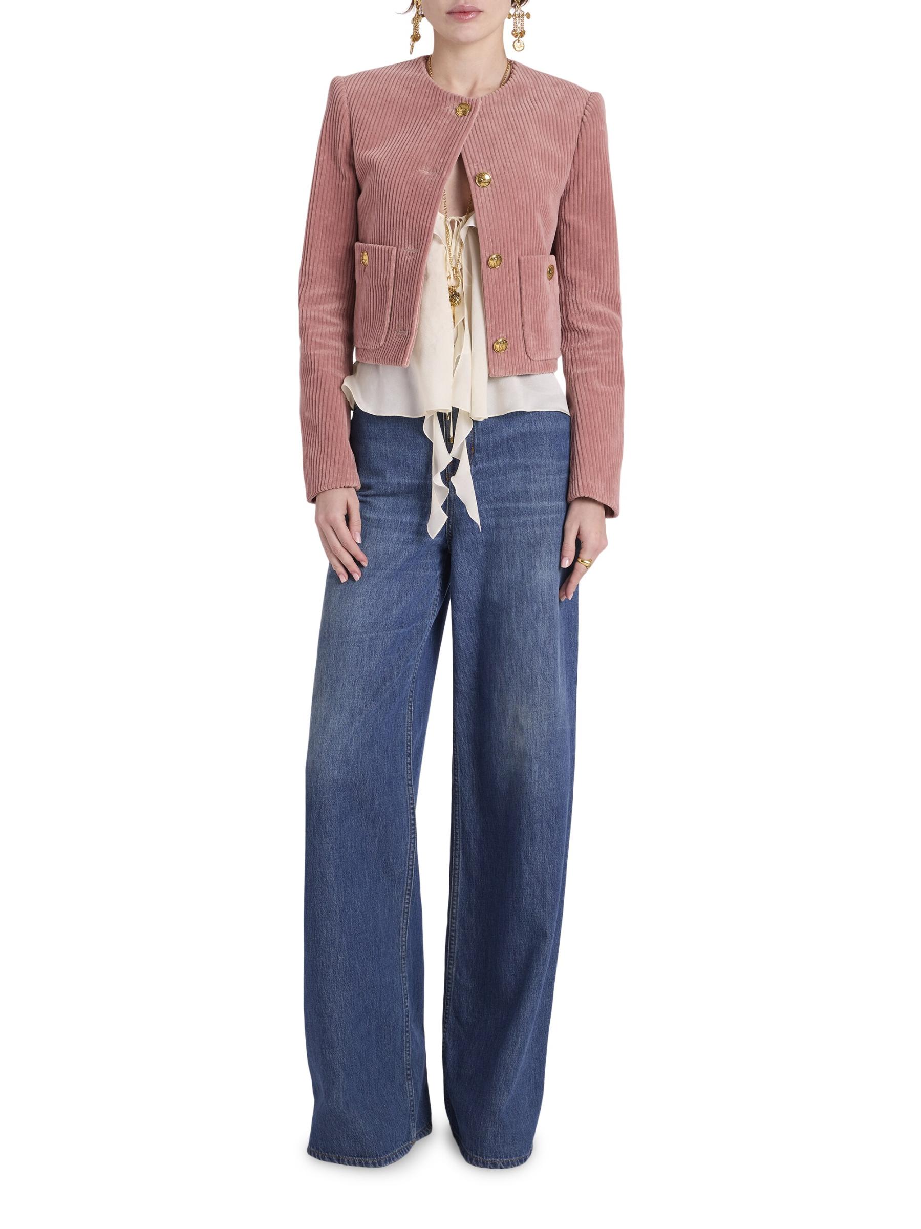 ジャケット Chloe Cropped Corduroy Jacket Shop Chloé - Corduroy Cropped Jacket | Saks Fifth Avenue Canada
