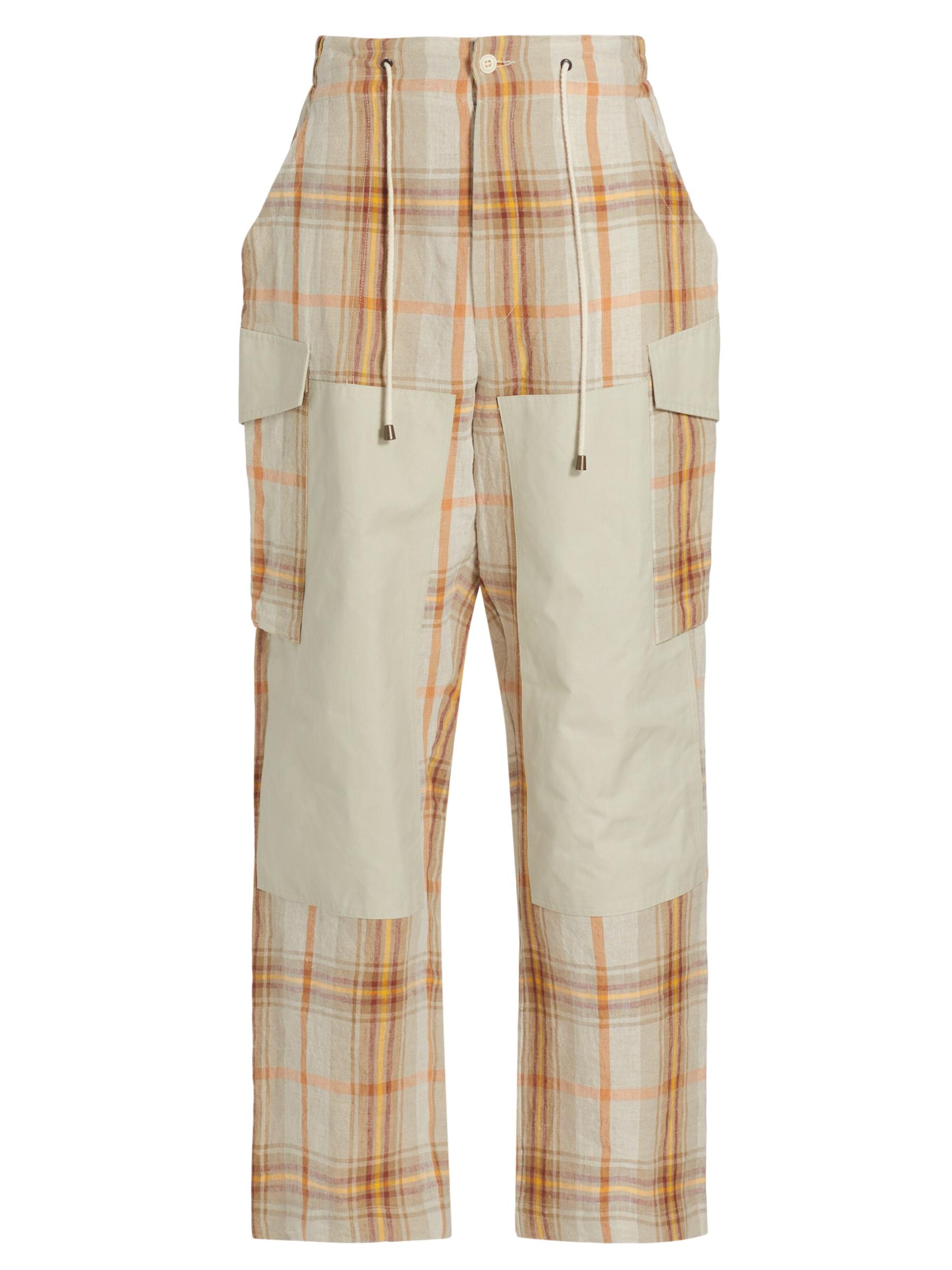 Shop Nicholas Daley - Plaid Cargo Pants | Saks Fifth Avenue