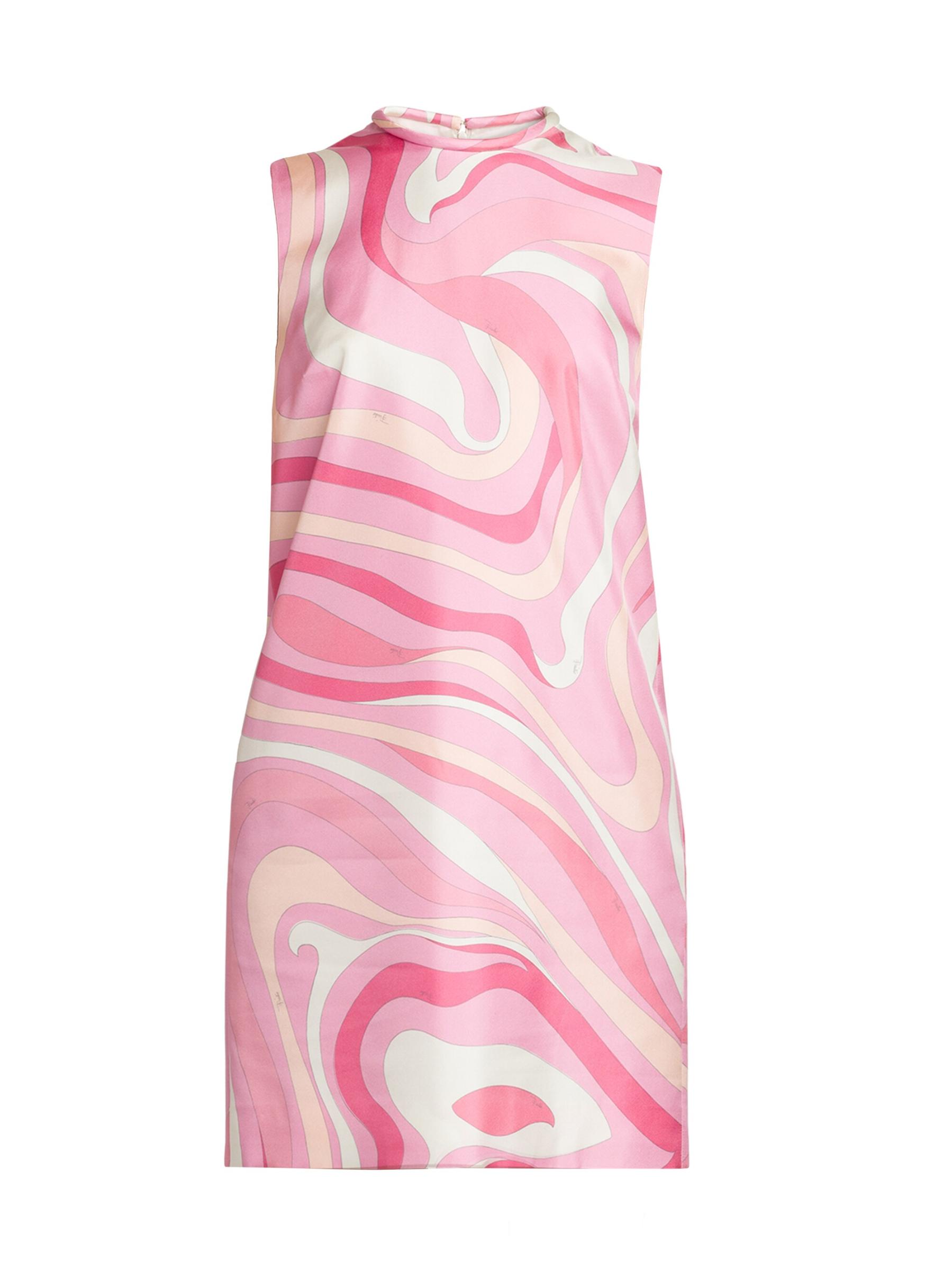 EMILIO PUCCI - マダレナプリントシルクツイルミニドレス Pucci - プリントシルクツイルミニドレス をオンライン購入