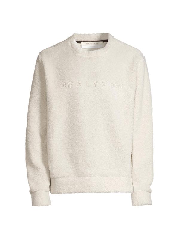 سويت شيرت بشعار Bouclé