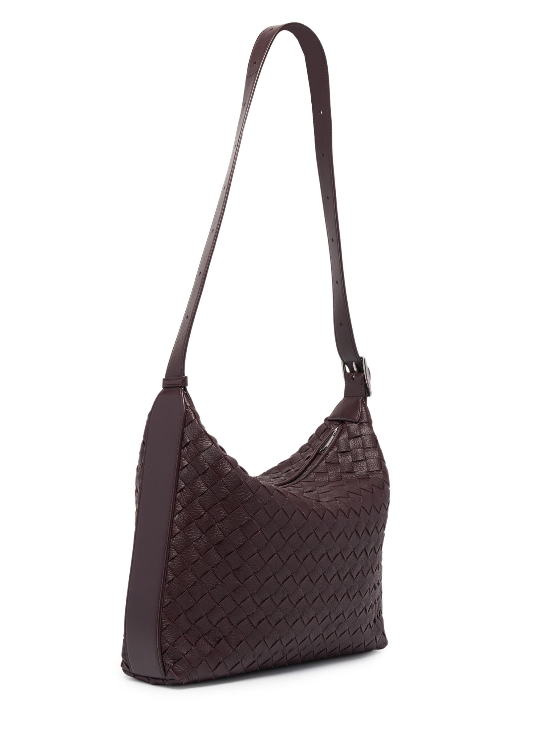 ボッテガヴェネタ　スモールトラベラー　ショルダーバッグ Bottega Veneta - スモール トラベラー イントレチャート レザー