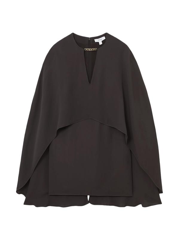 فستان كاسيدي قصير مزين بسلسلة