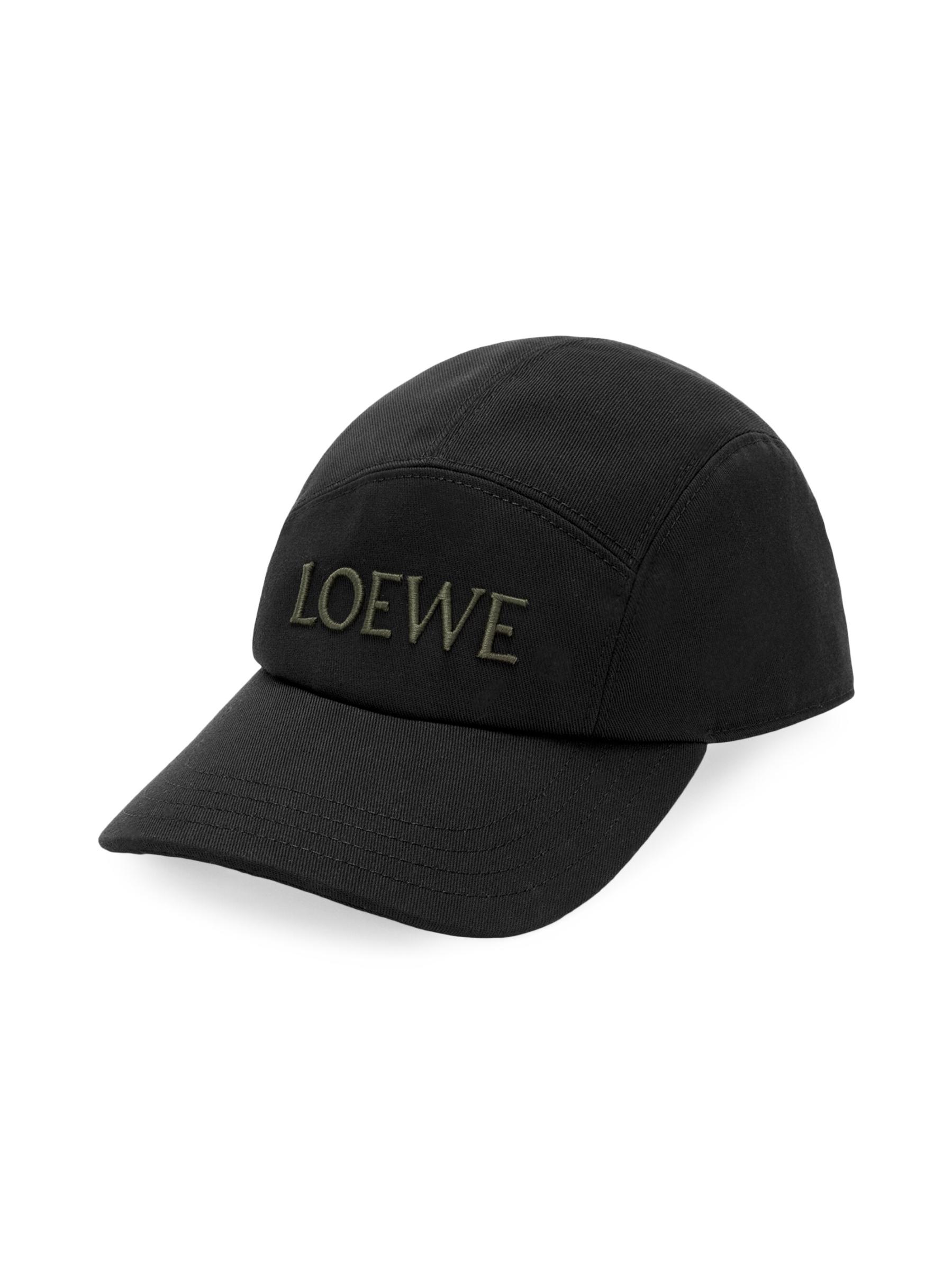 LOEWE ブラック キャップ Loewe - ロゴ入りトラッカーキャップ をオンライン購入 | Saks