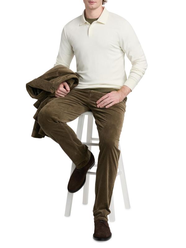 #7: قميص بولو Goris بأكمام طويلة - WINTER IVORY