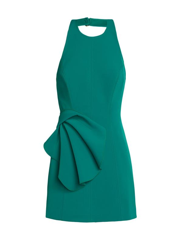 فستان قصير بتصميم بيتال هالتر غير متماثل من مانتون