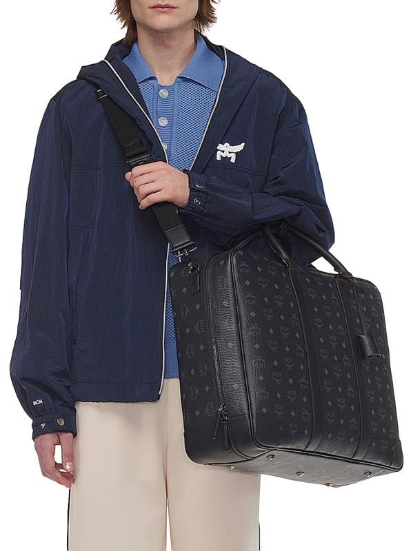 #6: حقيبة قماشية كبيرة مطلية بفيستوس من Ottomar - أسود