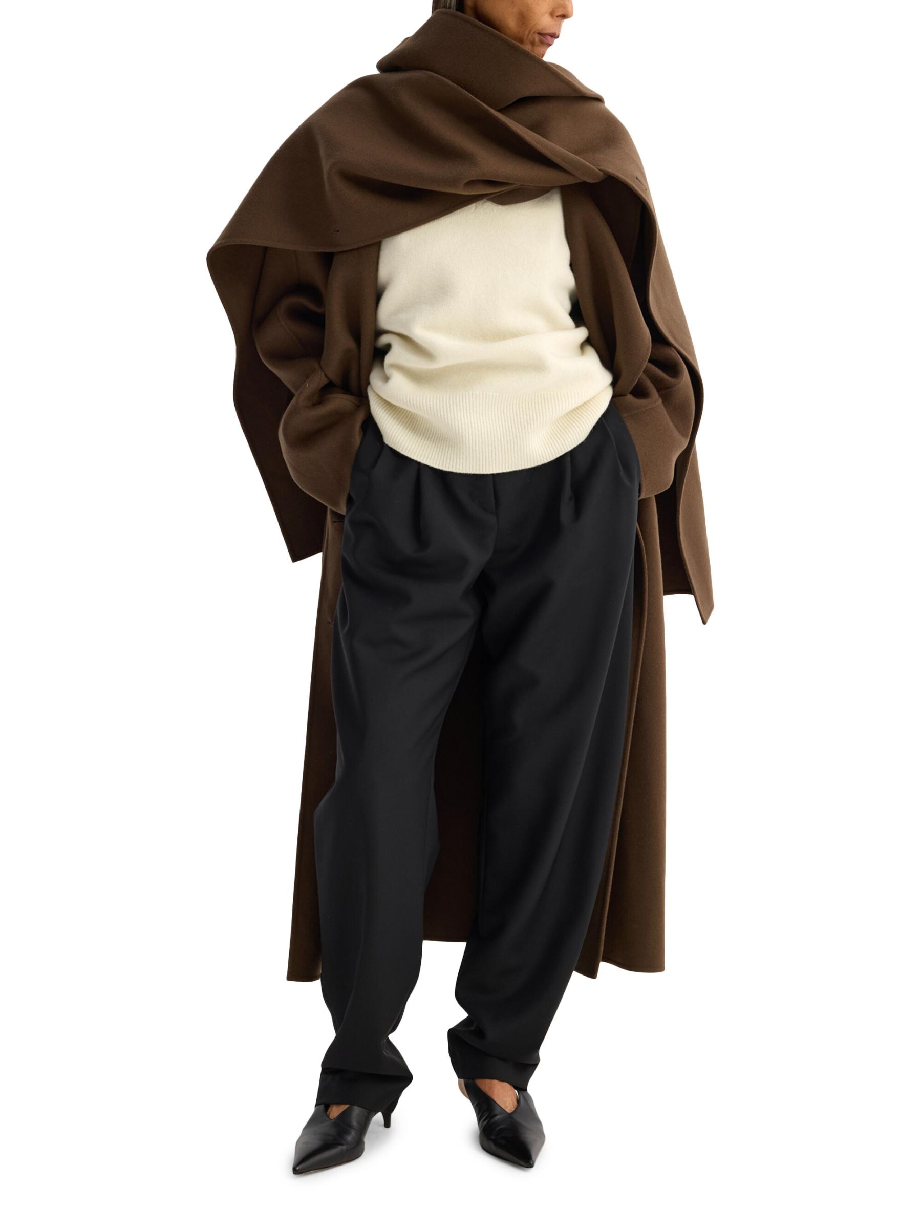 Shop Róhe - Double-Faced Wool Scarf Coat | Saks Fifth Avenue