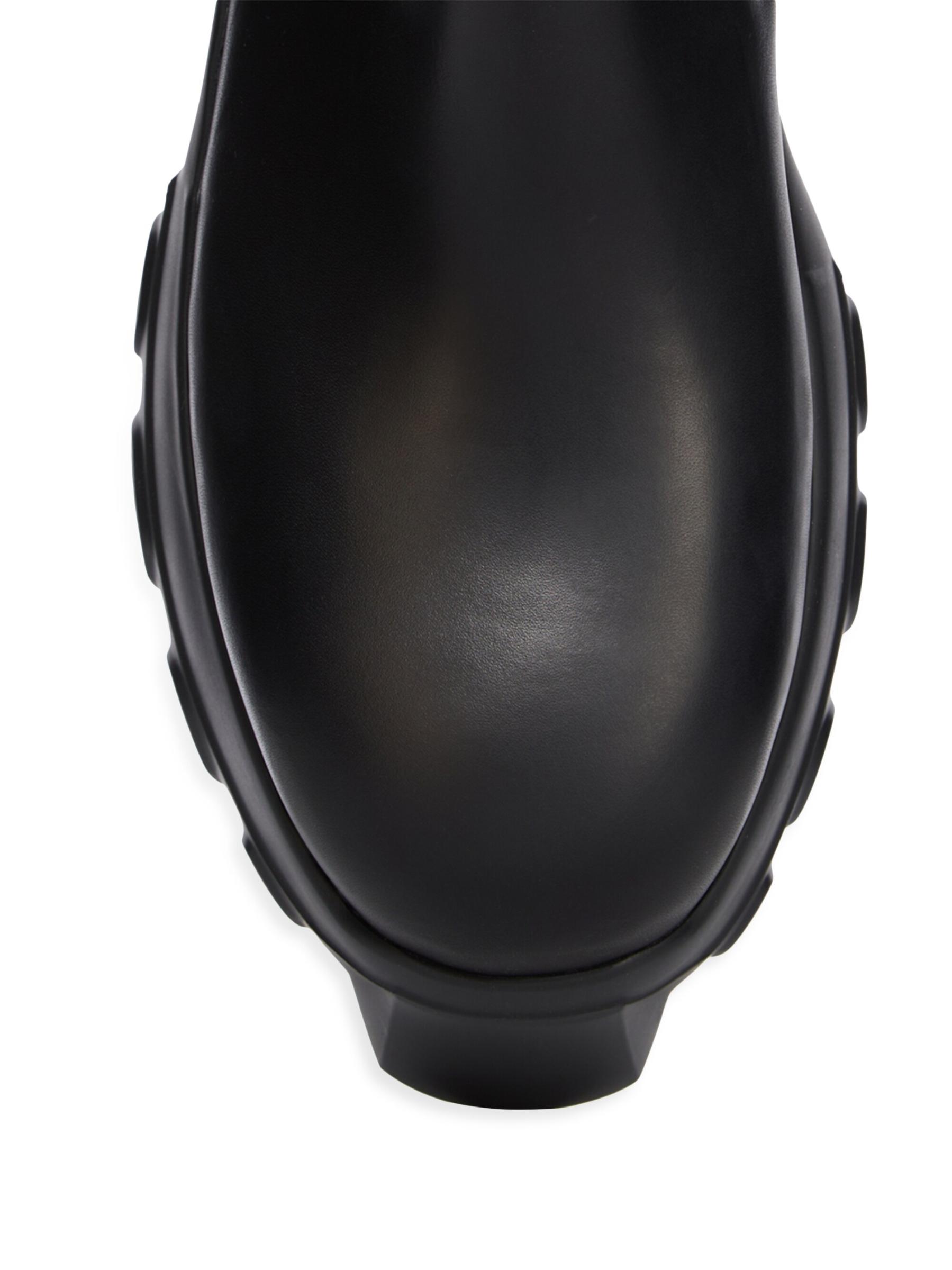 Rick Owens - ビートル メガトラクター レザー チェルシーブーツ