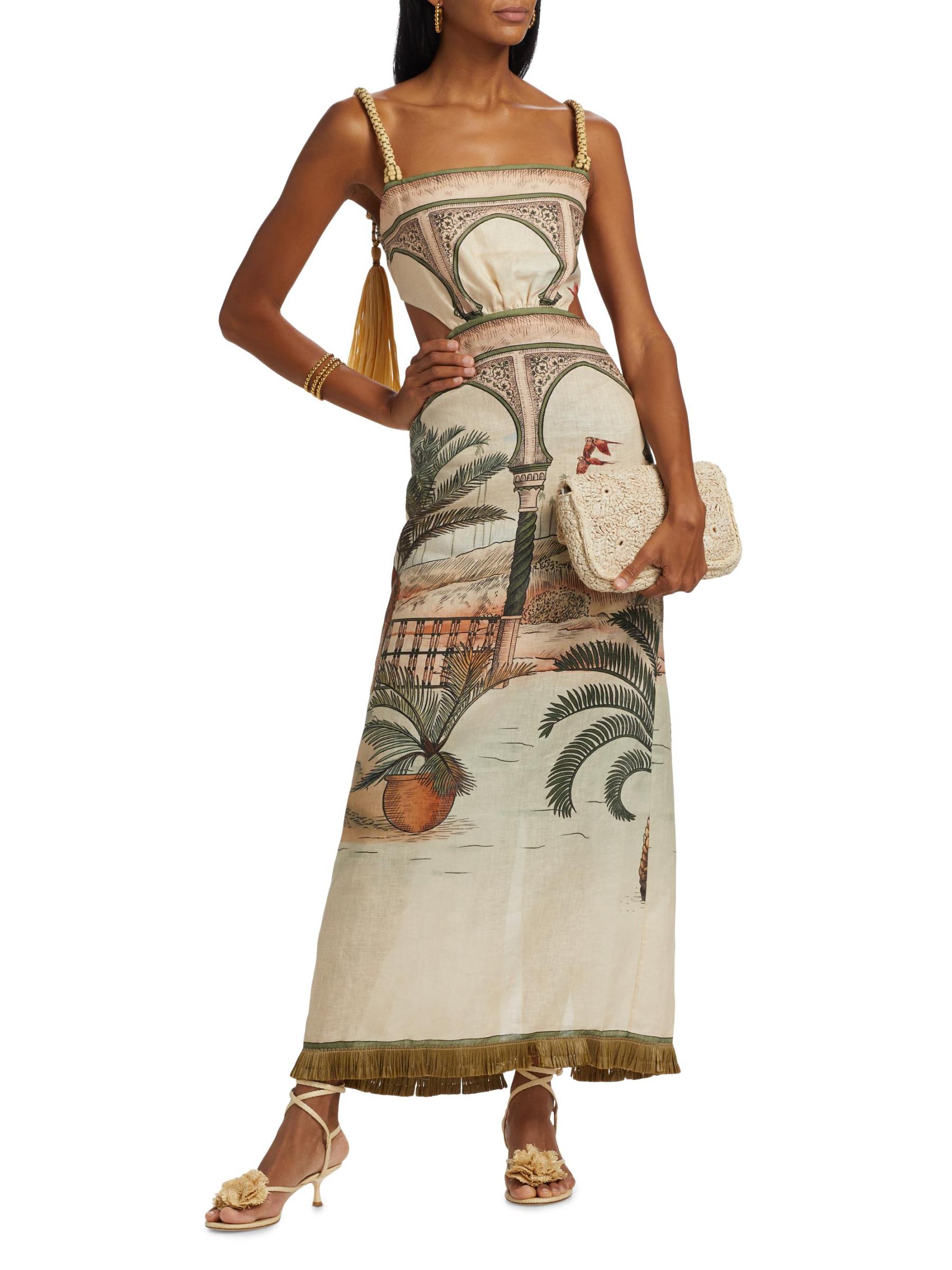 Shop Johanna Ortiz - Cartagening Printed Maxi Dress | Saks