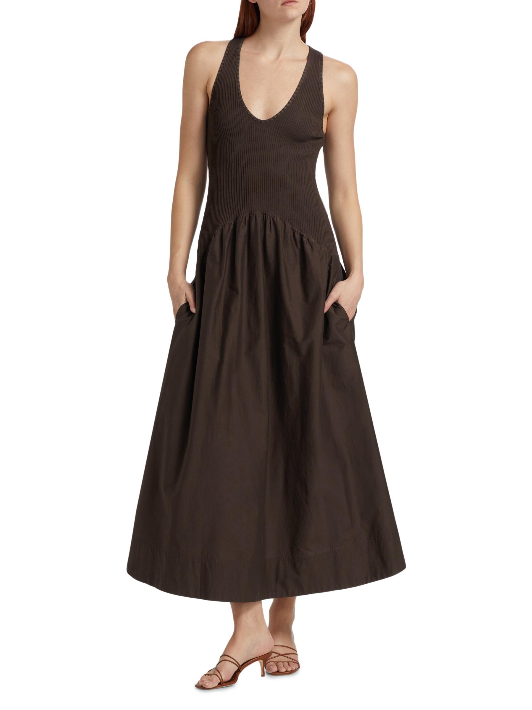 Shop Zimmermann - Poplin Racer Midi-Dress | Saks Fifth