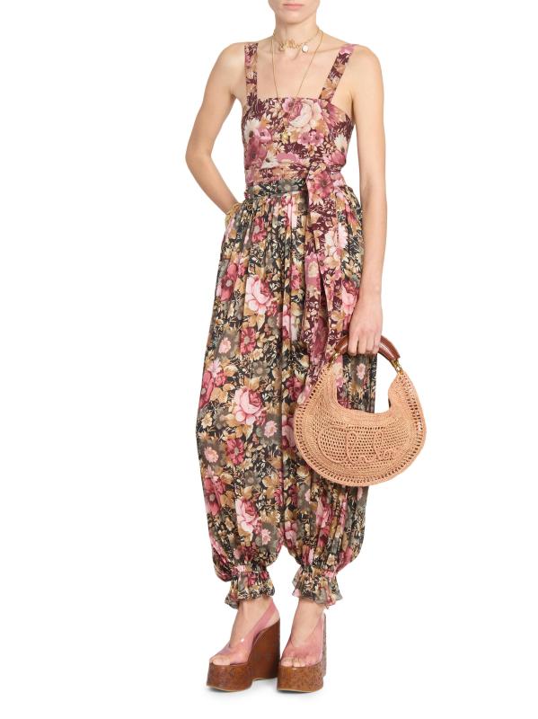 #4: حقيبة هوبو كروشيه صيفية بشعار الموز - بيج صيفي