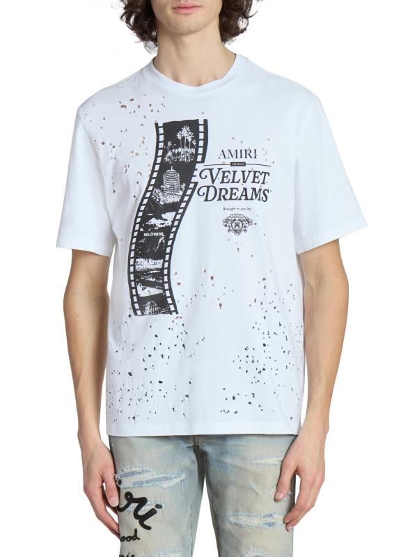 関税込★【AMIRI】フィルムショットガン ロゴTシャツ Amiri - フィルムショットガンロゴTシャツ をオンライン購入