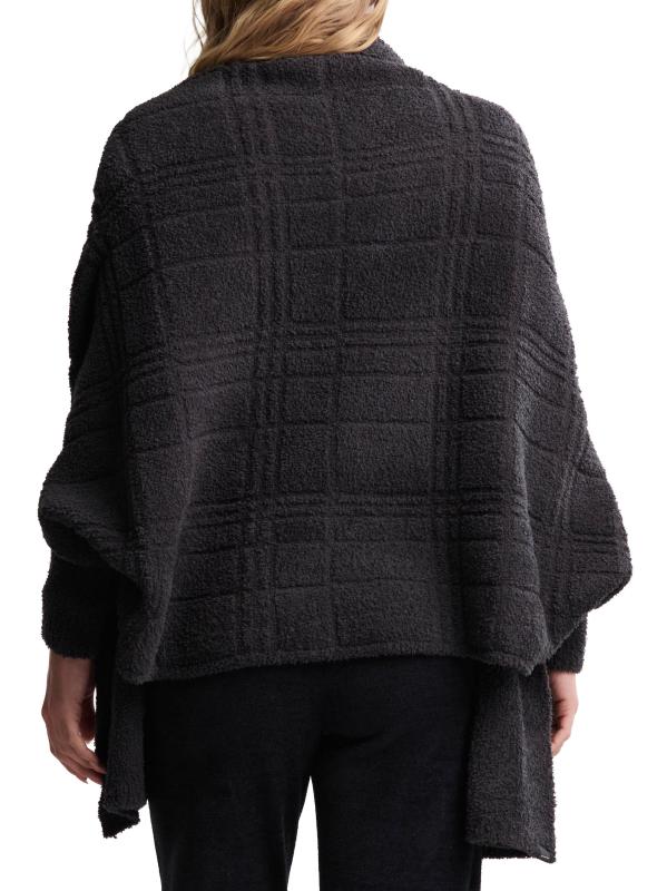 #3: بطانية منقوشة بألوان القطن المريحة - كربون