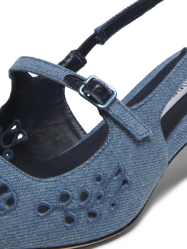 Jimmy Choo - ディディ45MM刺繍デニムパンプス をオンライン購入