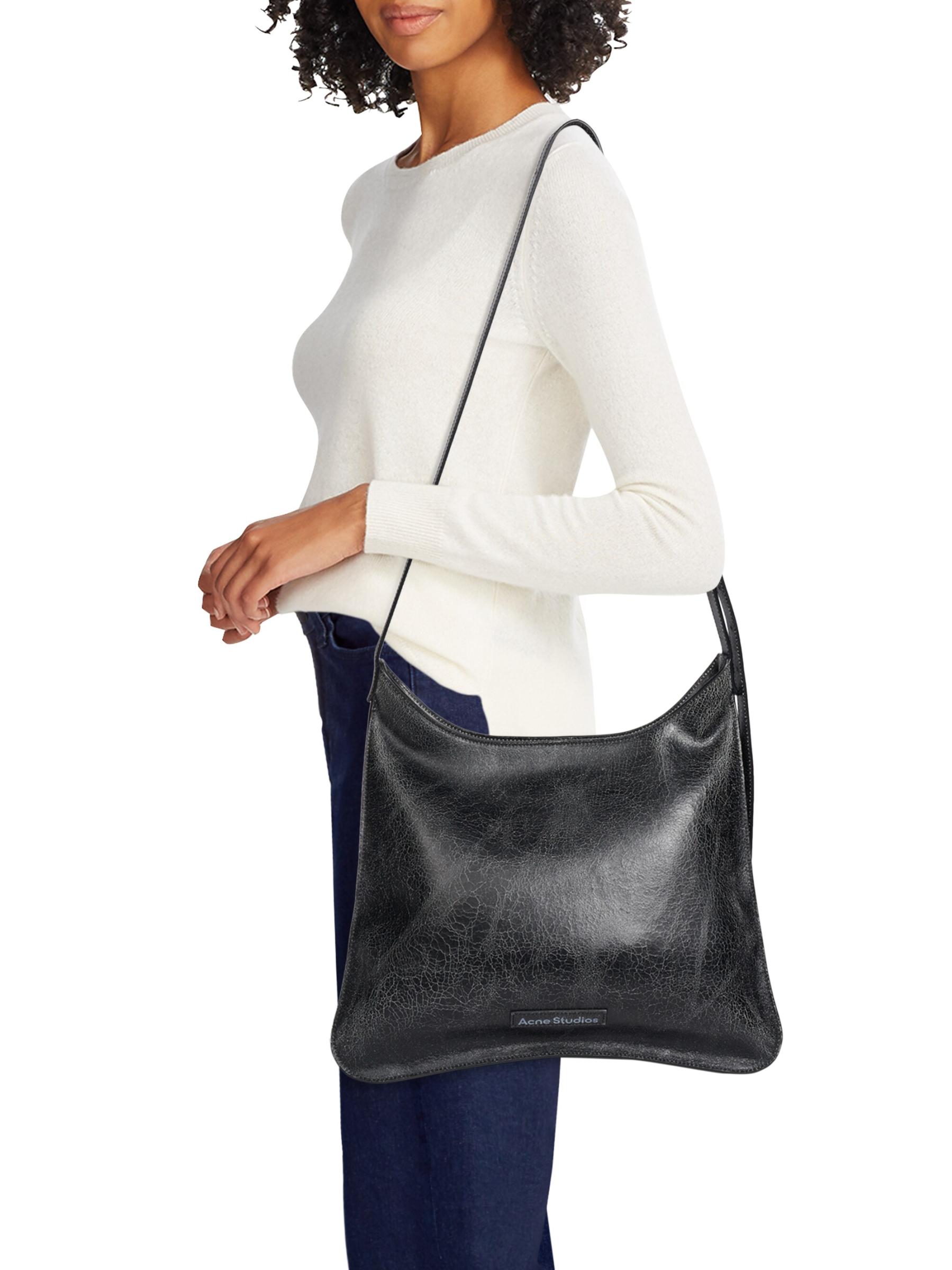 ショルダーバッグ・ポシェット Acne Studios Borsa A Spalla In Pelle Borsa a spalla Multipocket in pelle in Marrone - Acne
