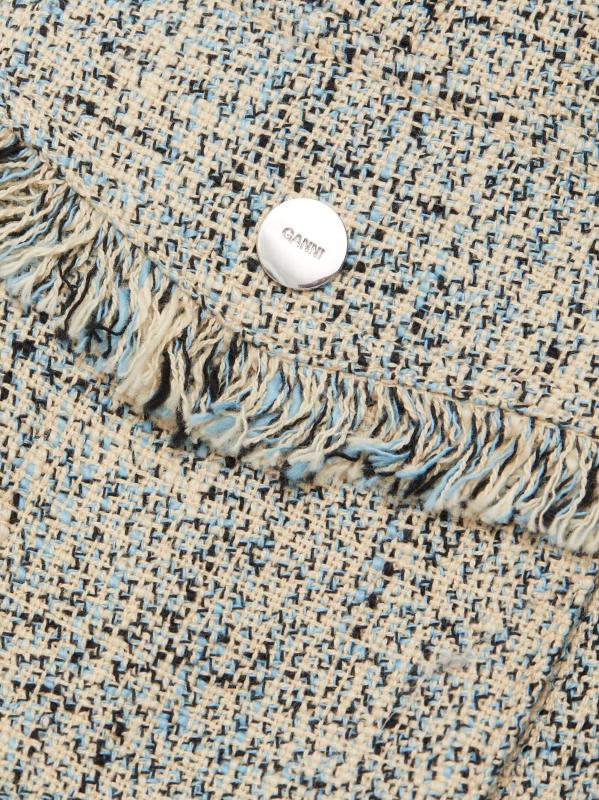 GANNI ♥ Summer Tweed Belt Mini Dress/追跡付 Shop GANNI - Summer Tweed Belted Minidress | Saks Fifth