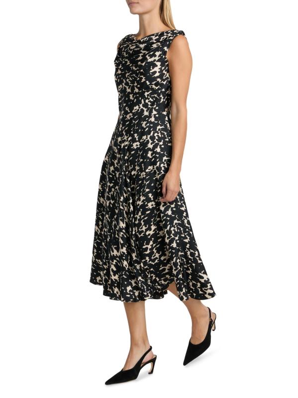 #7: فستان كوكتيل بطبعة درينا - سلحفاة التابيوكا