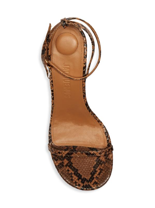 Jacquemus - Les Sandales Bisou 100MM レザーサンダル を