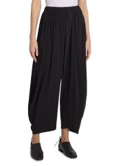 ISSEY MIYAKE 黒 ドレープカジュアルパンツ Issey Miyake Men 40x32 Black Dress Pants Flat Front Trousers