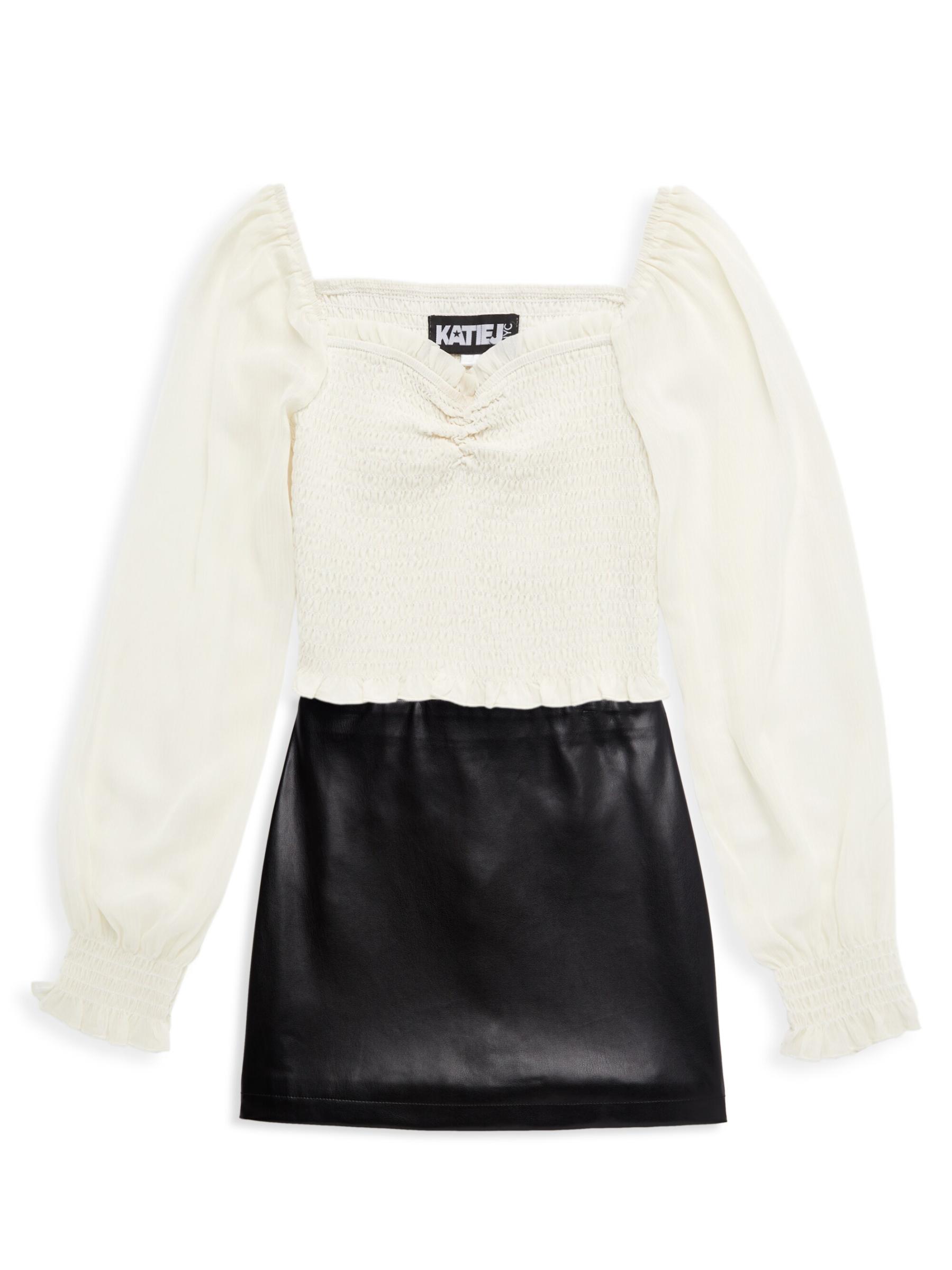 トップス Chloe - balloon bare top Shop KatieJ NYC - Girl's Chloe Balloon-Sleeve Top | Saks