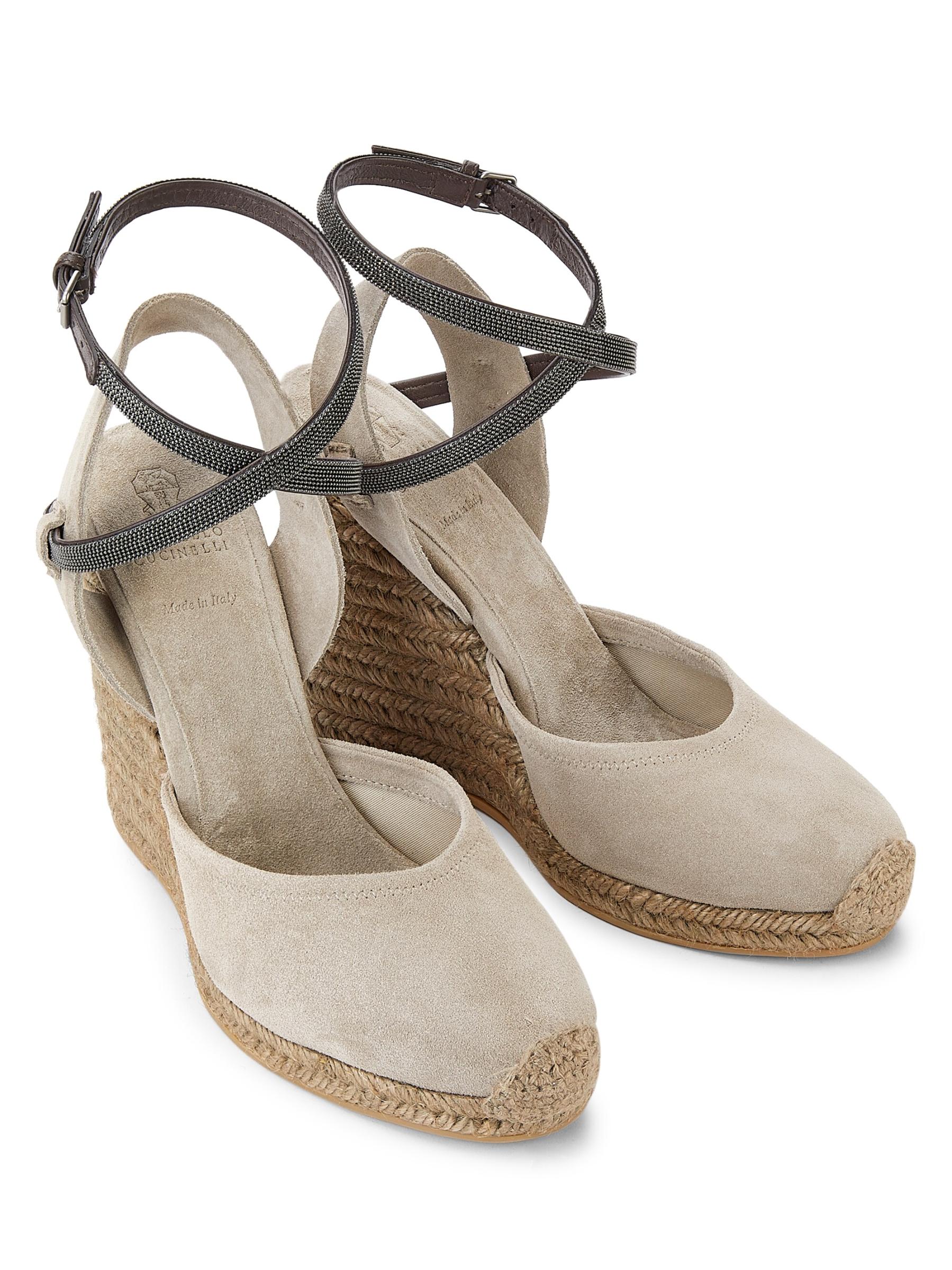 【関税＆送料込み】Brunello Cucinelli Pied De Poule Wool Pa Penny loafers for Man in Chestnut | Brunello Cucinelli