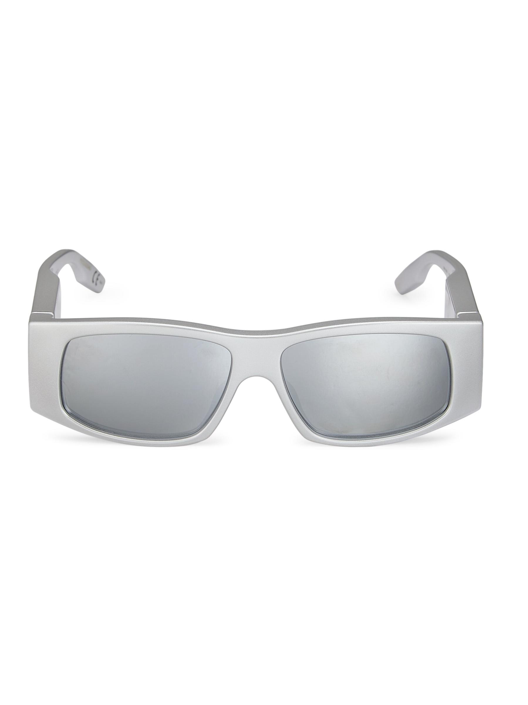 サ*】様 BALENCIAGA Shop Balenciaga - 56MM Rectangular LED Sunglasses | Saks