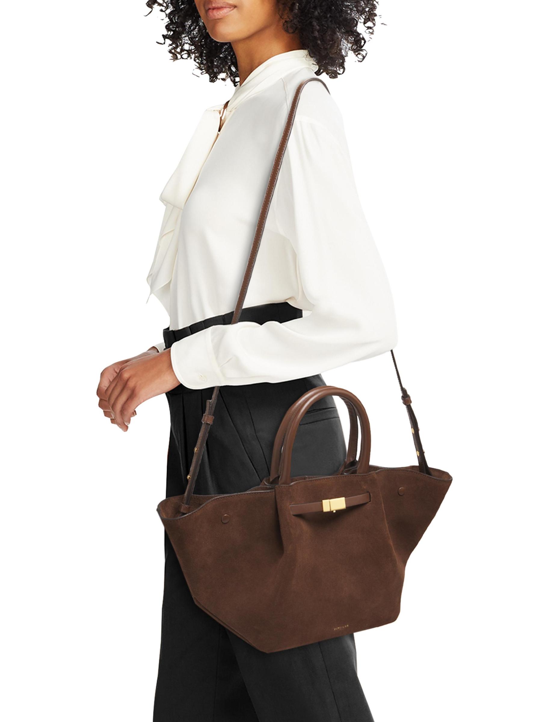 Shop DeMellier - Midi New York Suede Tote Bag | Saks Fifth