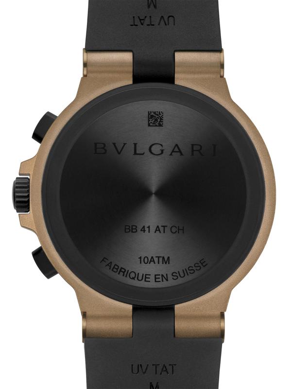 #6: ساعة بولغري بولغري من التيتانيوم والألمنيوم والمطاط/41 ملم - أسود