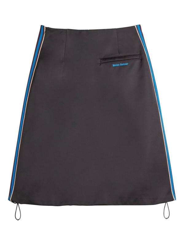 #2: تنورة بونر من الساتان من أديداس x Wales - أسود
