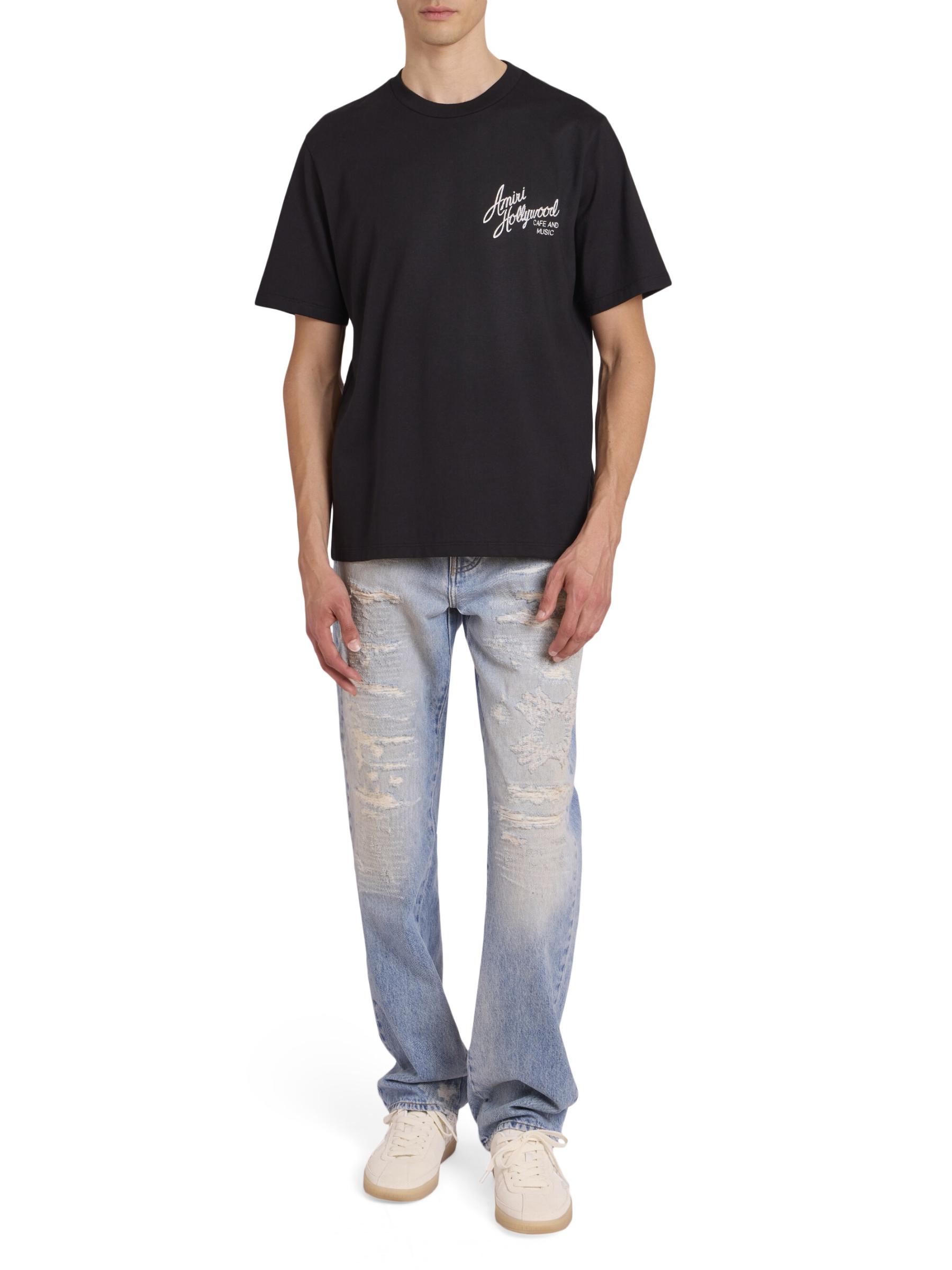 Shop Amiri - Hollywood Cotton Crewneck T-Shirt | Saks Fifth