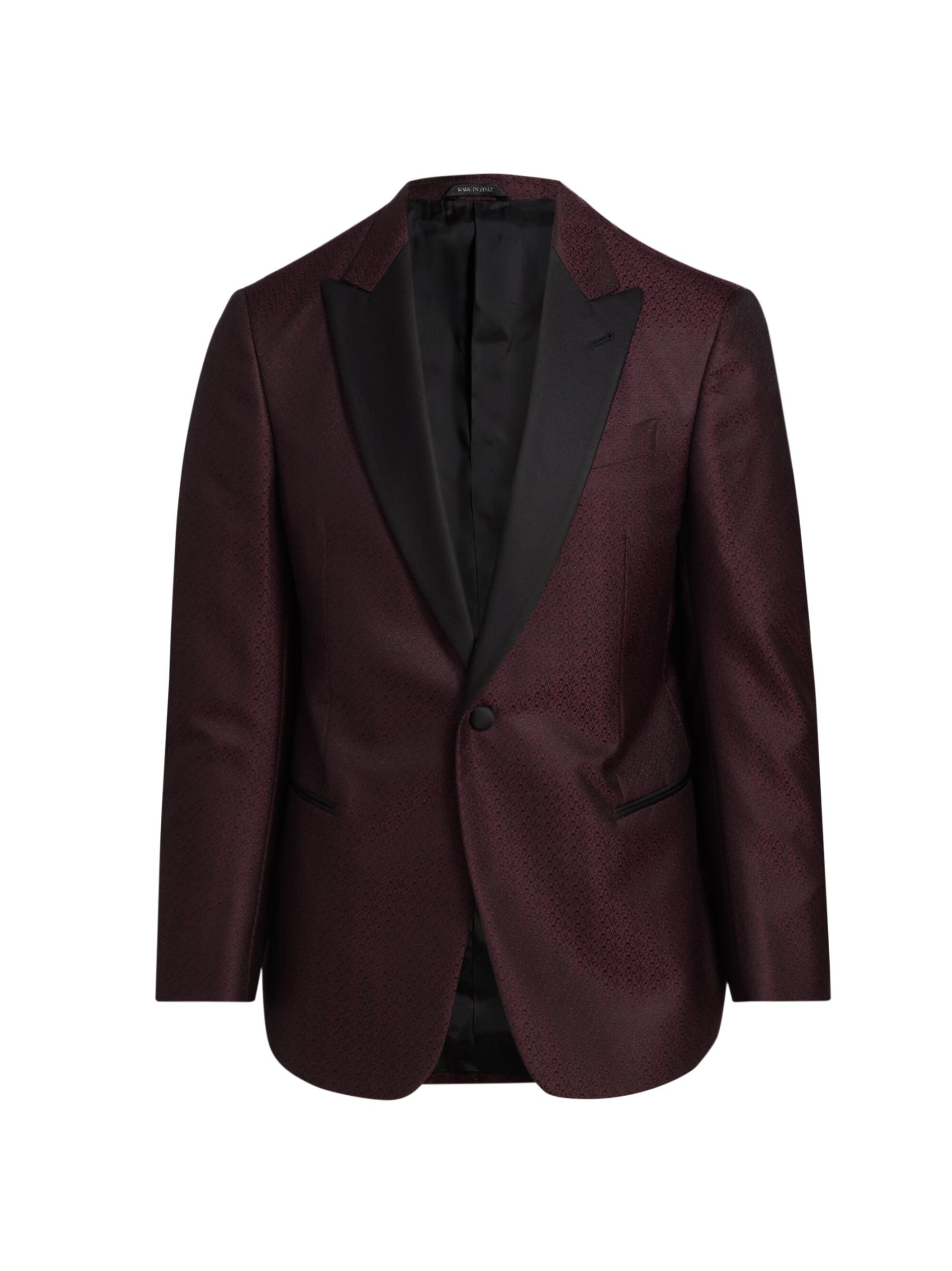 アルマーニ●希少/ピークドラペル●コットンディナージャケット シャドーストライプ Giorgio Armani - プリント・ディナー・ジャケット をオンライン