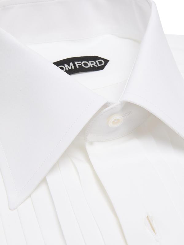 #2: قميص Plissé من القطن - أبيض