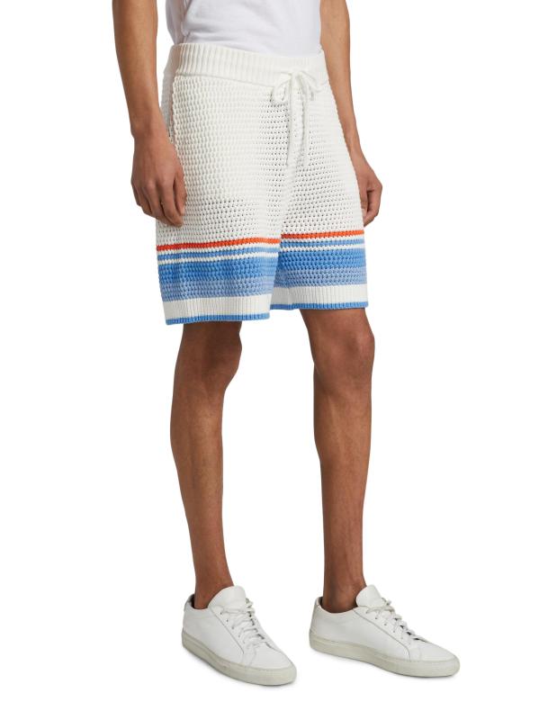 #3: شورت كروشيه صناعي - بلو مالتي