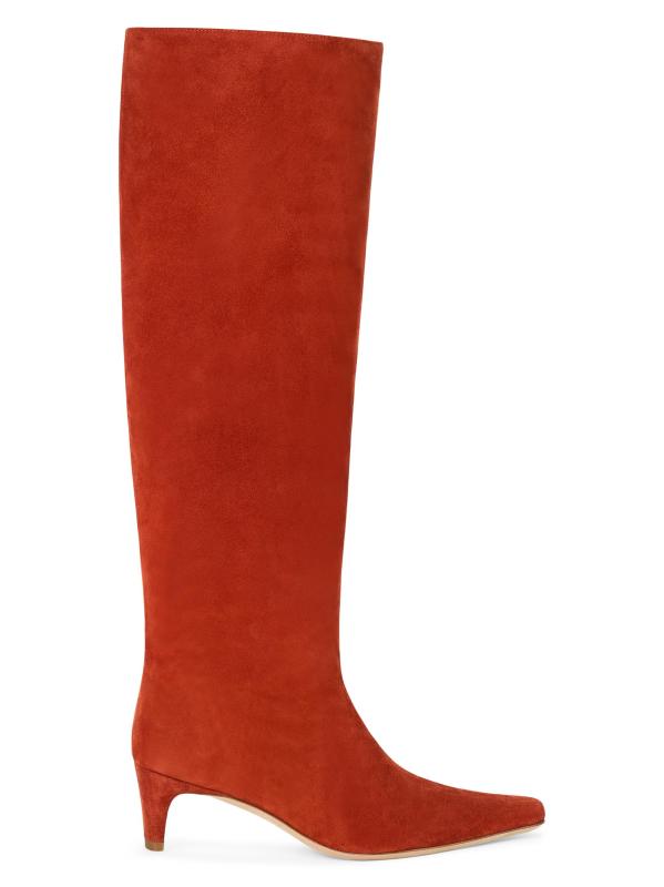 أحذية والي من الجلد المدبوغ تصل إلى الركبة