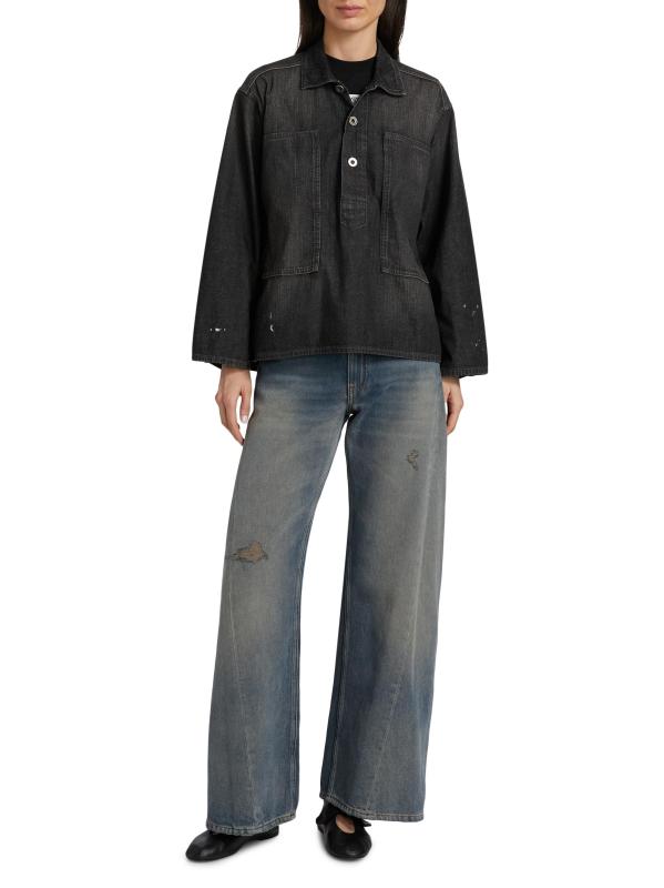 メゾンマルジェラ　プルオーバー　シャツ Maison Margiela メゾン・マルジェラ オーバーサイズ シャツ
