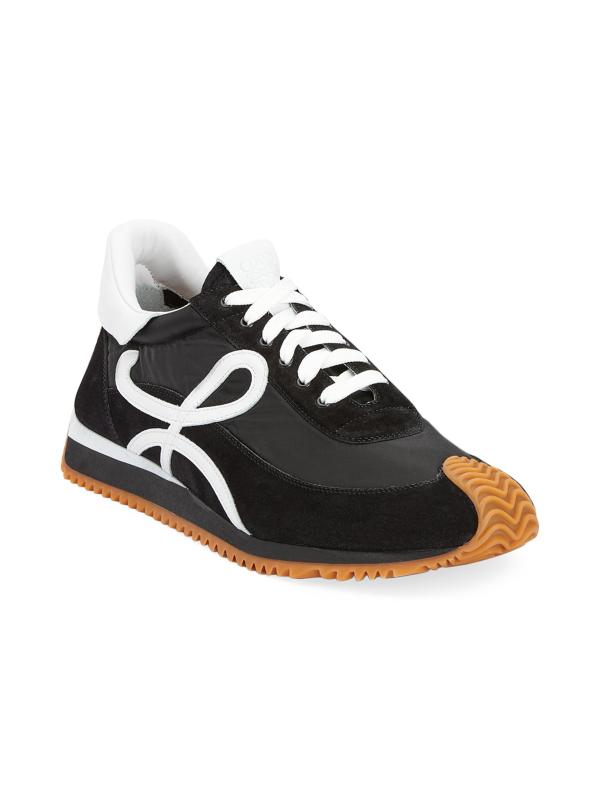 #2: حذاء فلو رانر - أسود + أبيض