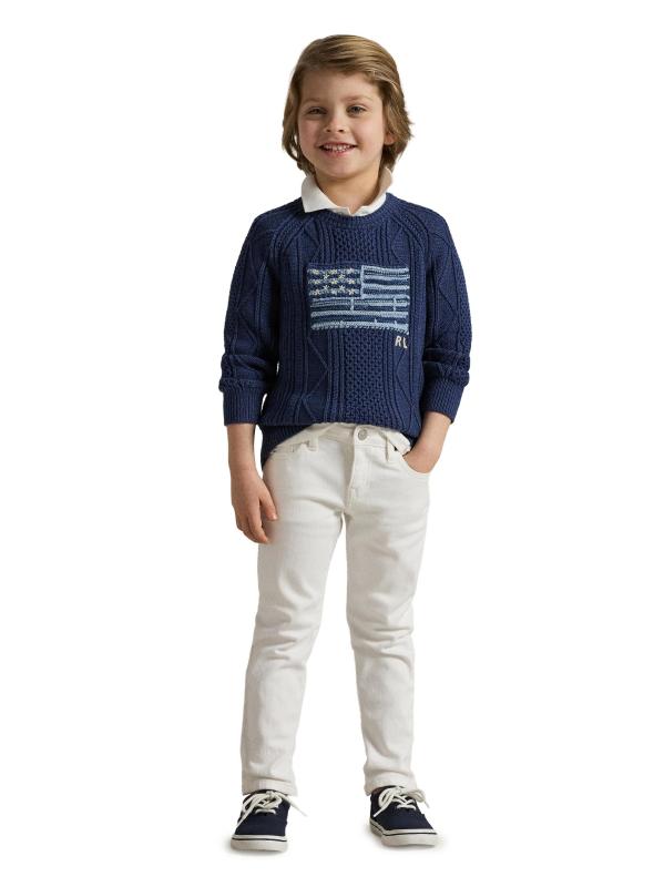 #4: سترة بشعار قطني باهت للأولاد الصغار - القوات البحرية