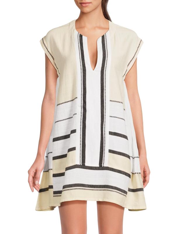 #2: فستان قصير بقفطان جاكار محبوك من إيلينا - كريم توموكا