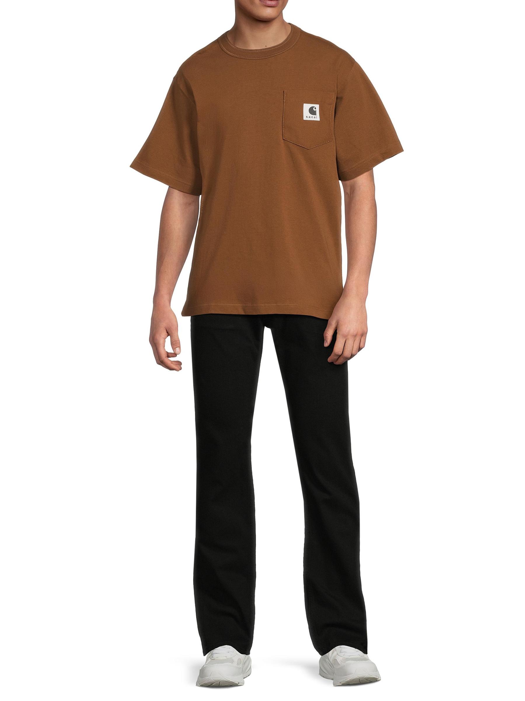 Shop Sacai - Sacai x Carhartt WIP Patch Pocket Cotton T-Shirt