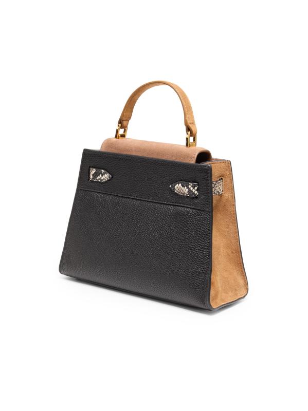 #4: حقيبة داش ذات مقبض علوي محجوب بالألوان - أسود