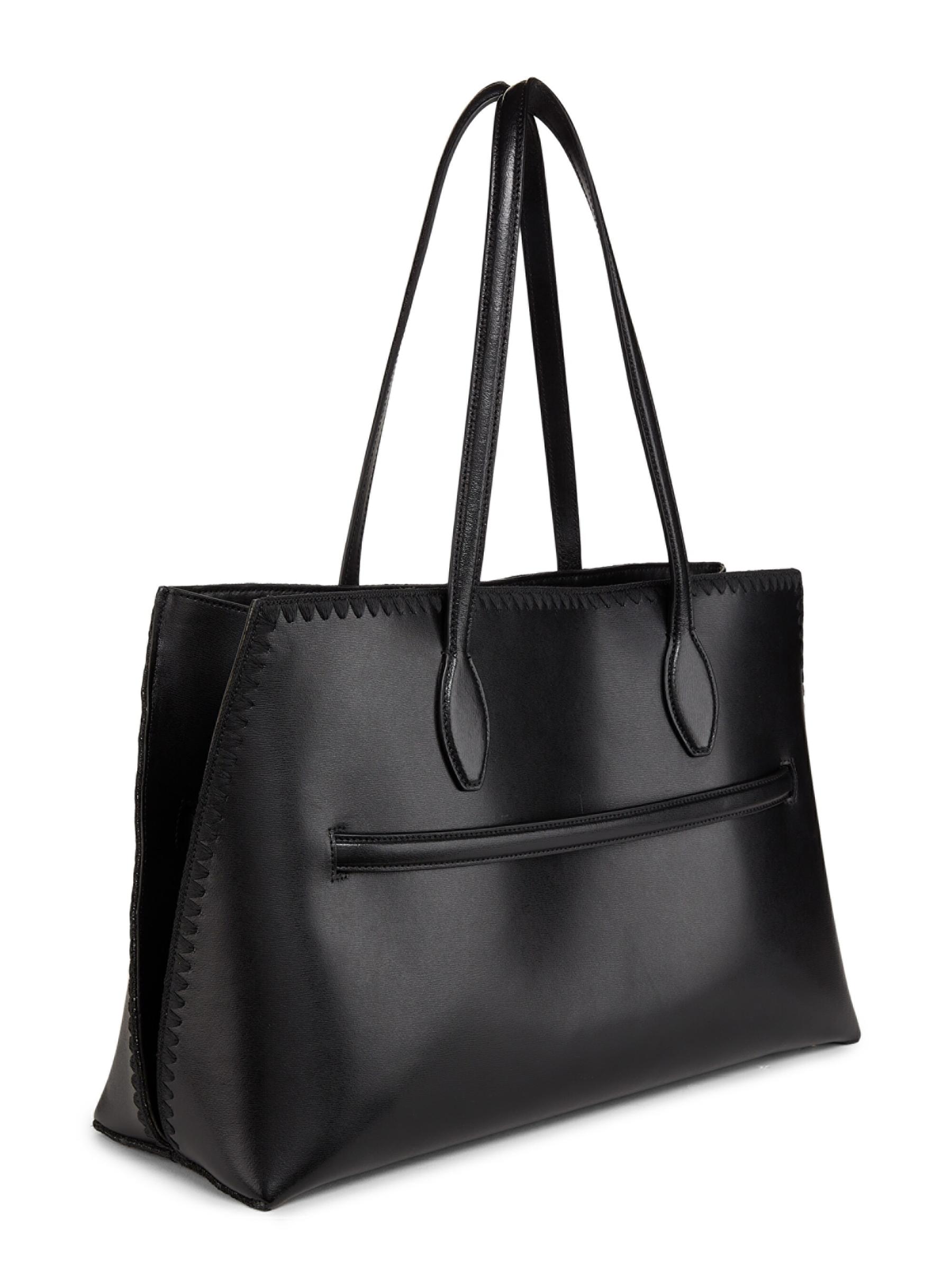 Lounge Belted Leather Tote Bag