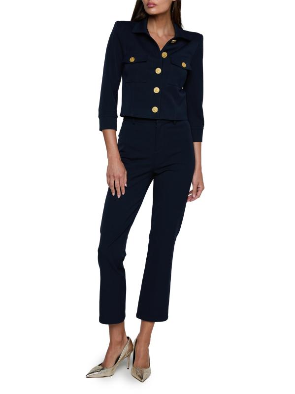 #5: جاكيت قصير من نسيج قطني طويل من كومي - منتصف الليل