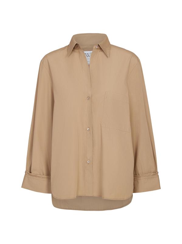 قميص نيكست مورنينغ من القطن بوبلين بأزرار أمامية