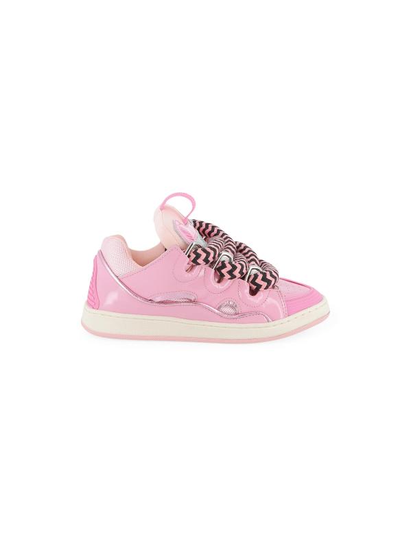 حذاء رياضي قصير برقبة قصيرة من الجلد للفتيات